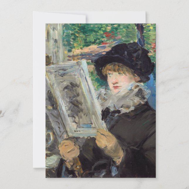 Edouard Manet - Woman Reading Invitation (Front)