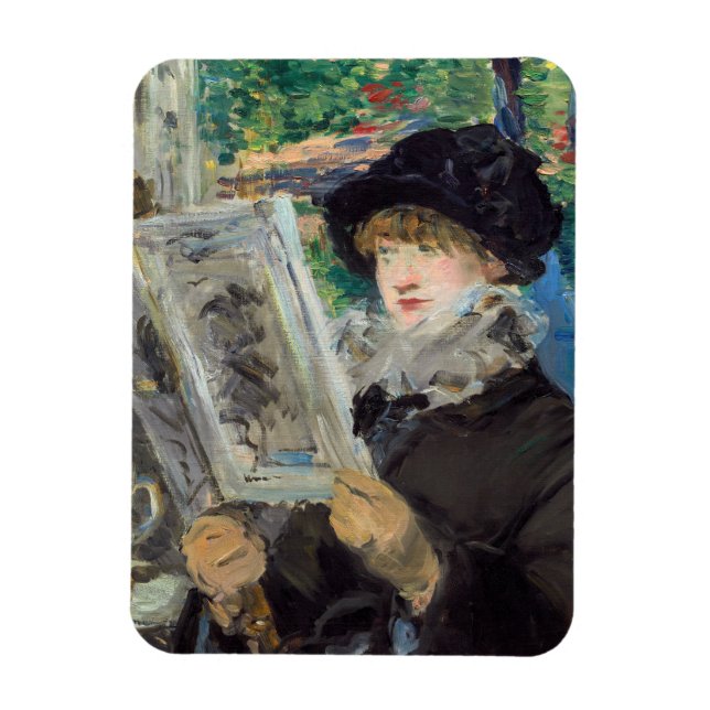 Edouard Manet - Woman Reading Magnet (Vertical)