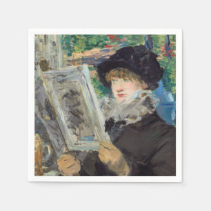 Edouard Manet - Woman Reading Napkin