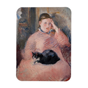 Edouard Manet - Woman with a Cat Magnet