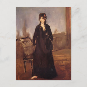 Edouard Manet- Young woman with a pink shoe Postcard