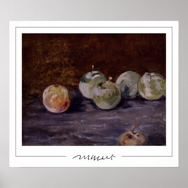 Édouard Manet Zedign Art Poster #10 (Front)