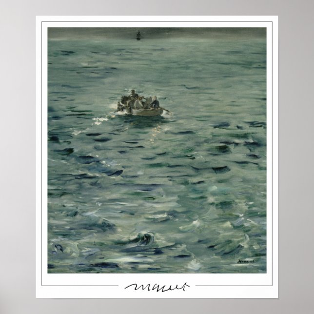 Édouard Manet Zedign Art Poster #12 (Front)