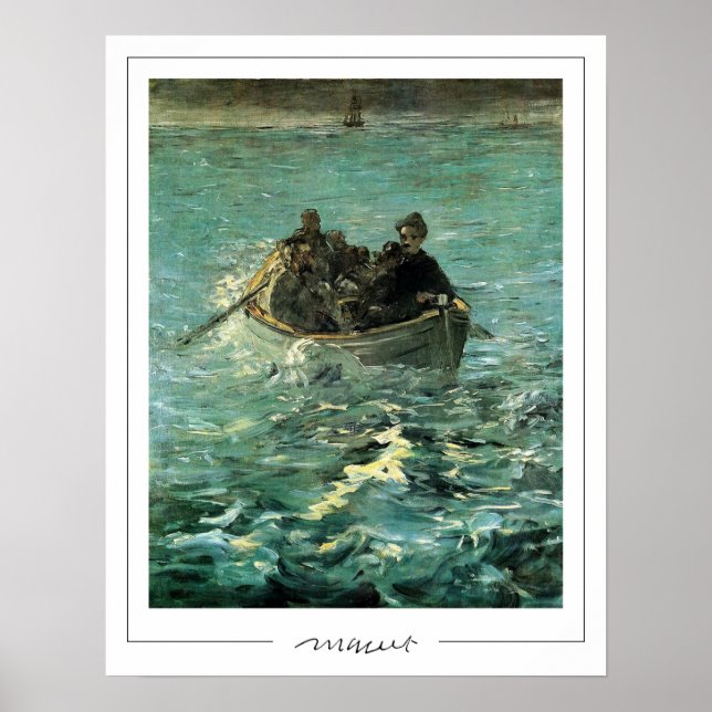 Édouard Manet Zedign Art Poster #172 (Front)