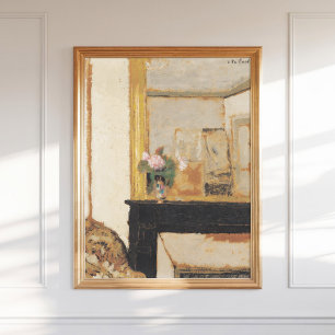 Edouard Vuillard Vase of Flowers on a Mantelpiece  Poster