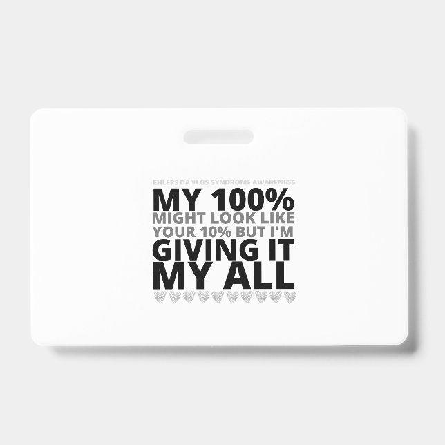 EDS AWARENESS ID BADGE (Front)