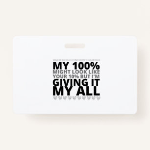 EDS AWARENESS ID BADGE