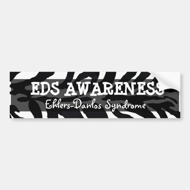 EDS Ehlers-Danlos syndrome Bumper Sticker (Front)