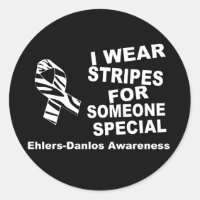EDS I Wear Stripes for Someone Special Sticker