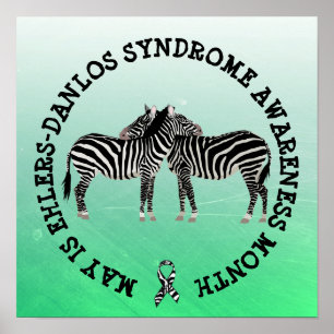 EDS May is Ehlers-Danlos syndrome Awareness Month Poster
