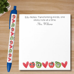 Edu-Notes: Transforming Minds,Teacher Appreciation Notepad