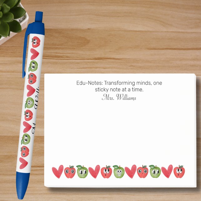 Edu-Notes: Transforming Minds,Teacher Appreciation Post-it Notes (Creator Uploaded)