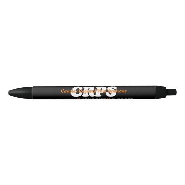 EDUCATE ADVOCATE SUPPORT...CRPS BLACK INK PEN (Front)