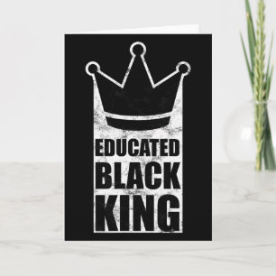 Educated Black King Martin Luther King Day Human R Card