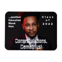 Educated Black Man 2022 Graduation Photo
