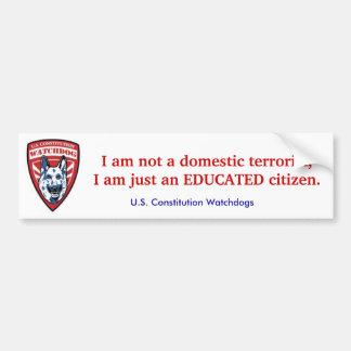 Educated Citizen Bumper Sticker