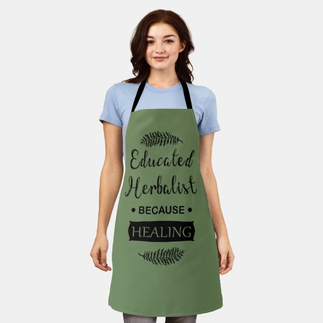 Educated herbalist apron (Worn)