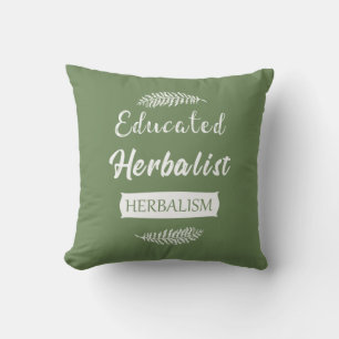Educated herbalist cushion