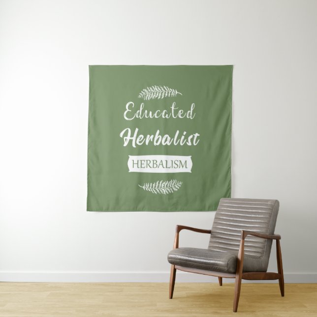 Educated Herbalist natural medicine Tapestry (In Situ)