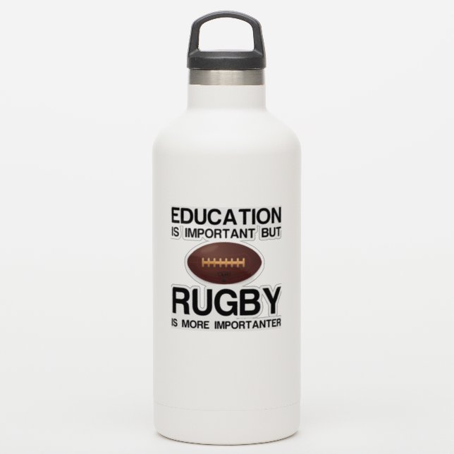 Education and rugby (Waterbottle)