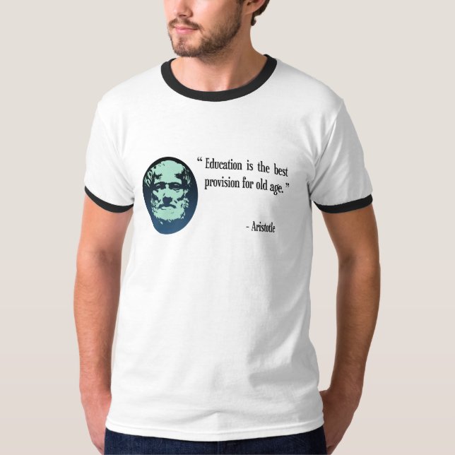 Education Aristotle T-shirt (Front)