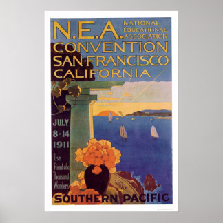 Education Convention San Francisco 1911 Poster