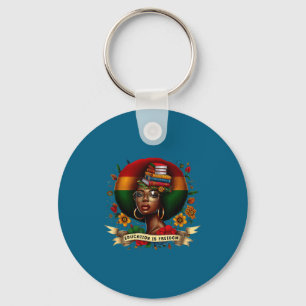 Education Freedom Black History Month Key Ring