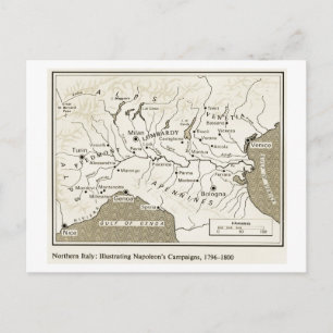 Education, History, Napoleon, Northern Italy 1796- Postcard