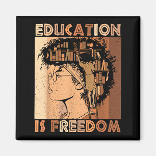 Education Is Dom Black Teacher Books Black History Magnet