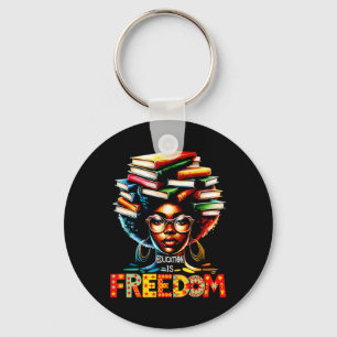 Education Is Freedom Black Teacher Books Black His Key Ring