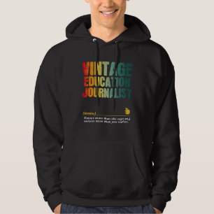 Education Journalist Appreciation Week Back to Sch Hoodie