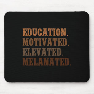 Education Motivated Black Lives Problem Black Hist Mouse Pad