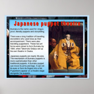 Education,Performing Arts, Japanese puppet theatre Poster