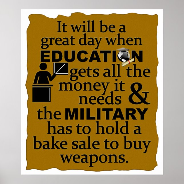 Education poster (Front)