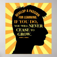 Education Quote by Anthony J. D'Angelo 18"X20"