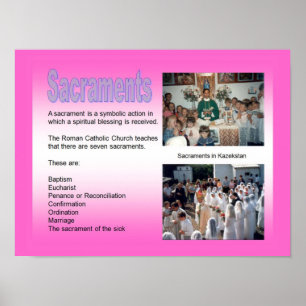 Education, Relgion, Roman Catholic, Sacraments Poster