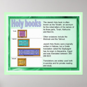 Education,  Religion, Judaism, Holy Books Poster