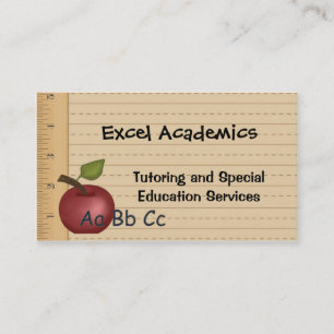 Education Services Business Card