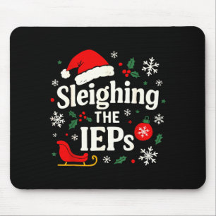 Education Special Teacher IEPs Psych Sleighing Mouse Pad