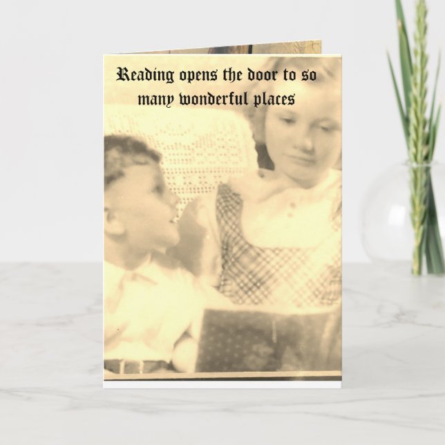 educational 5" x 7" Folded Greeting Card (Front)