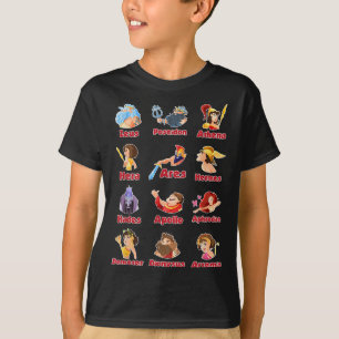 Educational Gods And Goddesses Of Ancient Greek My T-Shirt