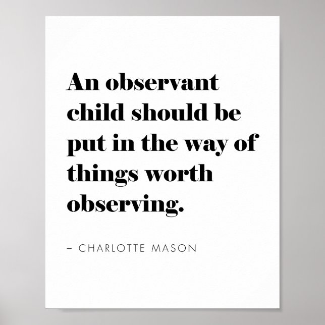 Educational Inspirational Modern Minimalist Poster (Front)