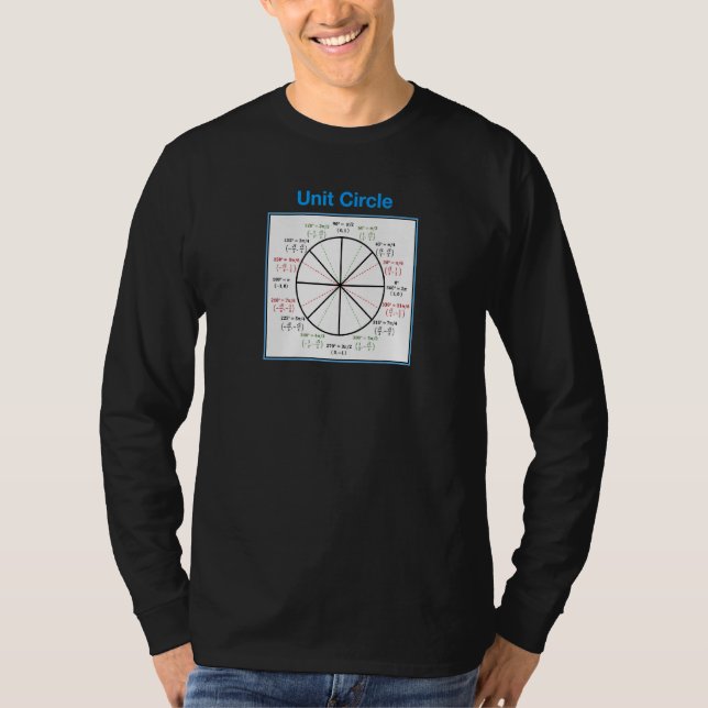 Educational Math Unit Circle (V2) T-Shirt (Front)