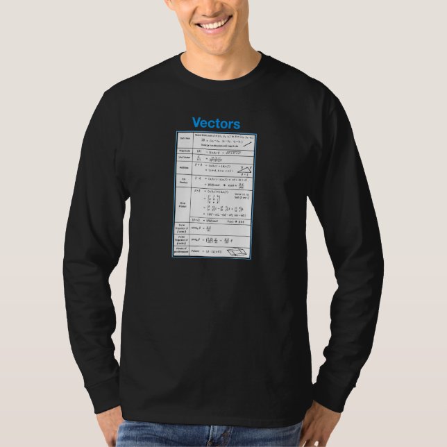 Educational Math Vectors (V2) T-Shirt (Front)