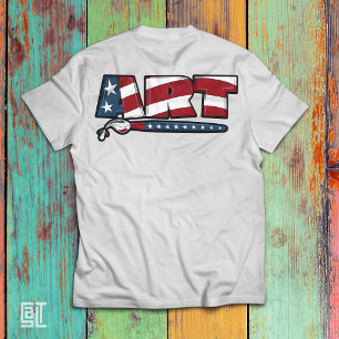 Educational Patriotic Art Design T-Shirt