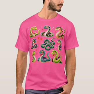 Educational Snake Types for Kids T-Shirt