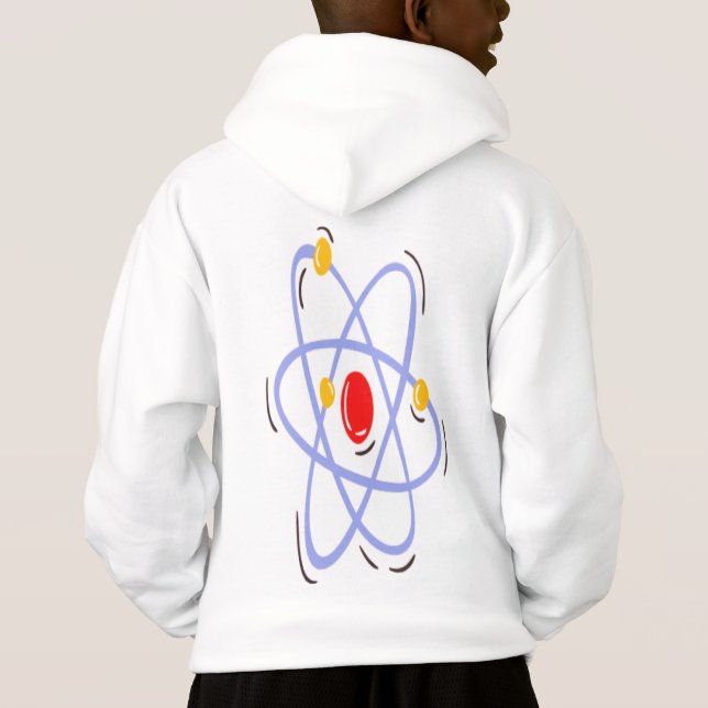 Educational Student Hoodie Featuring Math Tools (Back)