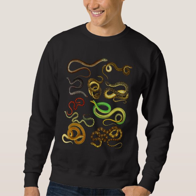 Educational Types Of Snake Sweatshirt (Front)