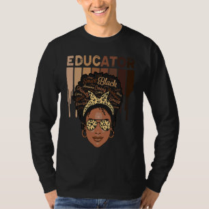 Educator Smart Black Magic Caring Beautiful loving T-Shirt
