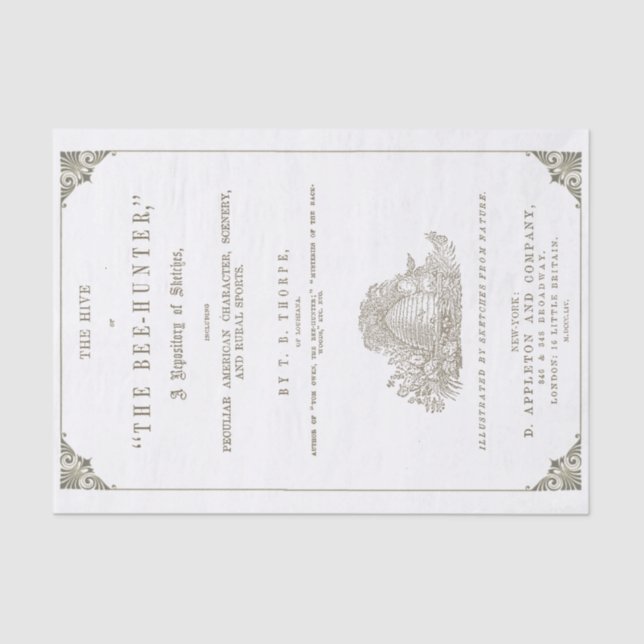 Educator's Series Nature Stories for Bee Lovers Tissue Paper (Front)